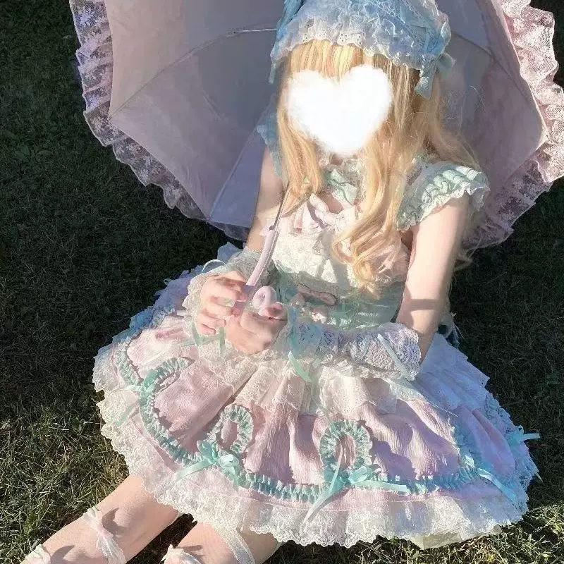 Настоящее платье с бантом, (Физика), стиль Лолита, Lolita Jsk