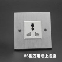 86 type universal wall socket Fever power outlet support GB American standard British European Standard