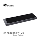 Bykski CR-RD420RC-TN-V3 420 Медная вода Холодный объем 14 см. Вентилятор использует однослойную строку с водяным охлаждением