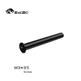 Bykski M3X35 [Винт холодного удара вода] аксессуары с водой -охлаждением черный установка винта