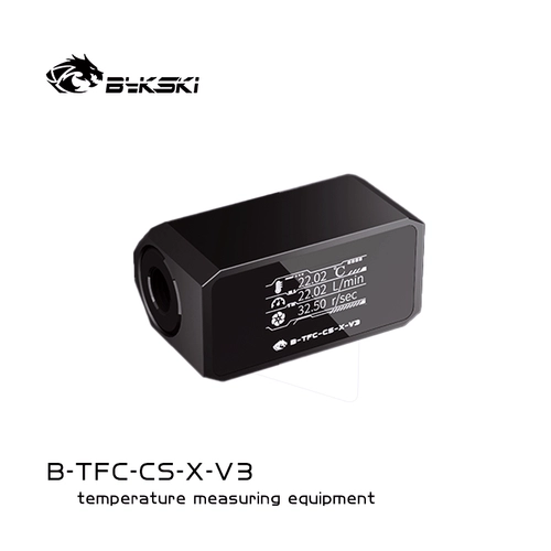 Bykski B-TFC-CS-X-V3 цифровой расходомер термометр расходомер системы водяного охлаждения сигнализация