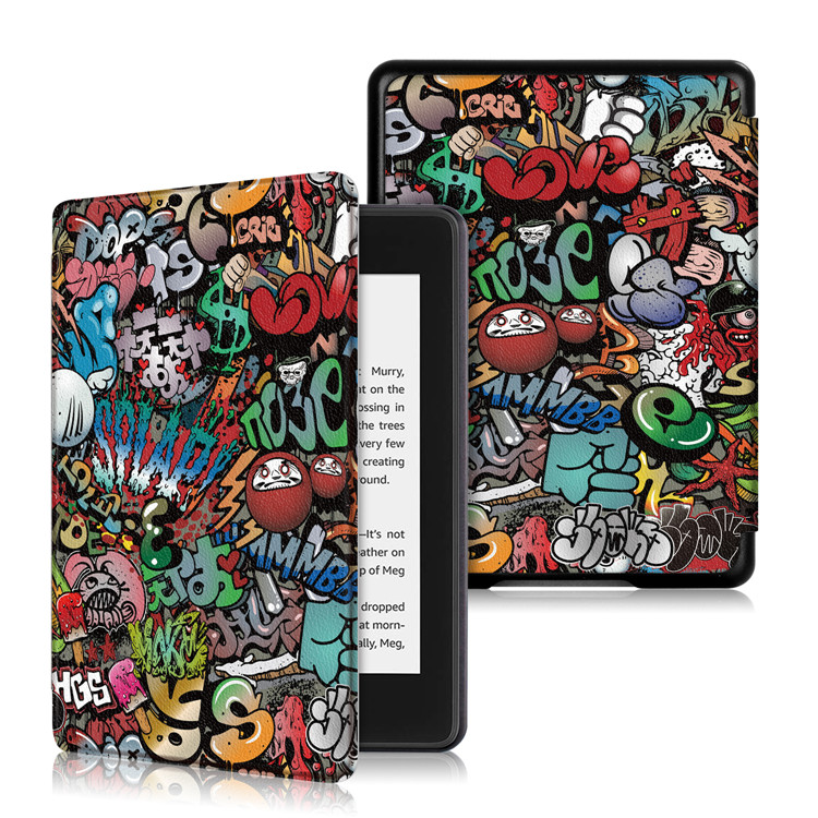 paperwhite4 nóng thay mặt cho tay kindle bảo vệ kpw4 Sách Trường hợp thả sức đề kháng mỏng ngủ rắn - Phụ kiện sách điện tử ốp lưng ipad cute