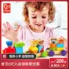 Hape building block combination small train model Children's educational toys Baby building blocks disassembly assembly 1-3 years old wooden