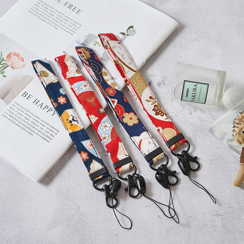 Hime Art Mobile Phone Sling Lady Hanging Neck Rope Wrist Shorts Net Red Personality Creative Pendant Hanging Accessories Broadband Detachable