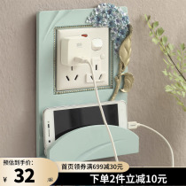 European creative resin switch stickers modern pastoral decoration wall stickers simple socket stickers switch cover protection wall decorations