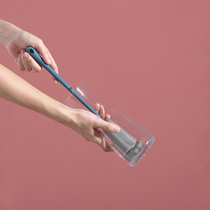 Cup cleans the cup with a cup of artificial bottle brushes the cup of shake cleaning the long handle 360 degree rotating cup household