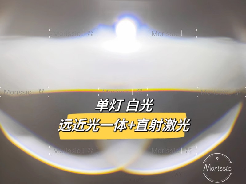 Противотуманные фары 12v60瓦车灯超亮led汽车激光雾灯总成改装透镜远近光一体高低灯 Morissic