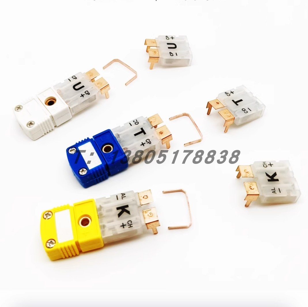 PCB线路板专用热电偶插座连接器K型T仪表接插件母接头PCC-SMP-KU