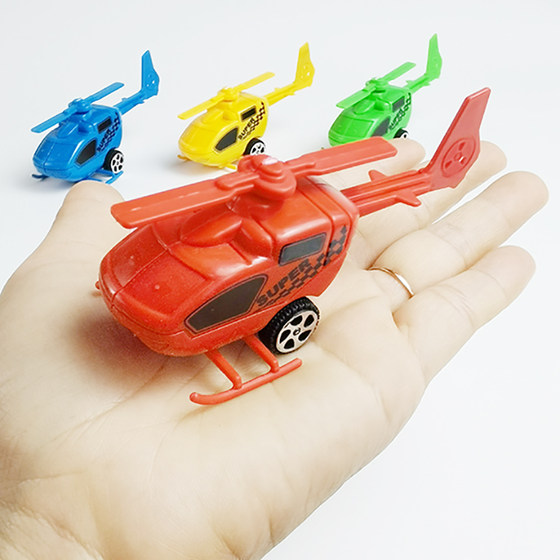 Mini cartoon baby children boy toy car cute plastic helicopter small airplane model street stall supply