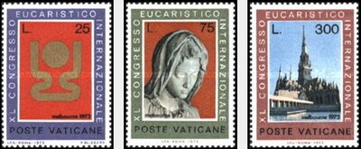 Ватикан 1973 громкий мировой наследие Святой Мария Церковь Благодарения Микеланджело Скульптура 3