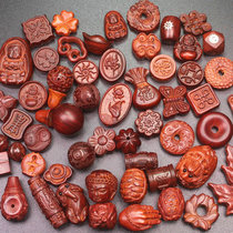 DIY small leaf rosewood accessories accessories bracelet hand beaded string jewelry Mahogany paint beads inlaid King Kong Bodhi
