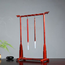 Indian small leaf red sandalwood ornaments (pen hanging) mahogany solid wood brush holder detachable tenon structure