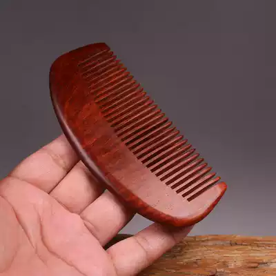 Dahan Jiuding mahogany comb Indian small leaf red sandalwood wood comb solid wood comb scientific name sandalwood red sandalwood
