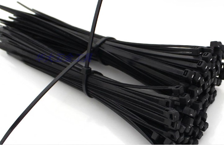 Electrician cable tie 4*200 white plastic self-locking nylon cable tie plastic buckle strap wire with bundled wire