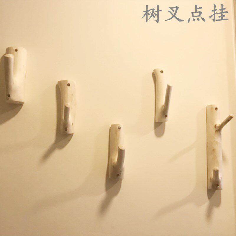 Natural branch hanger Clothing store display rack hanging clothes men's and women's children's clothing shelves Pastoral point hanging tree fork hanging