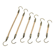 Clothing store display rack iron clothing adhesive hook hemp rope S hook womens childrens clothing rack S hook lengthy hemp rope hook