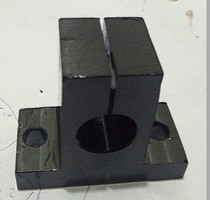 No 45 steel vertical bearing Optical shaft bracket support seat holder SK8 10 12 13 16 20 25 30