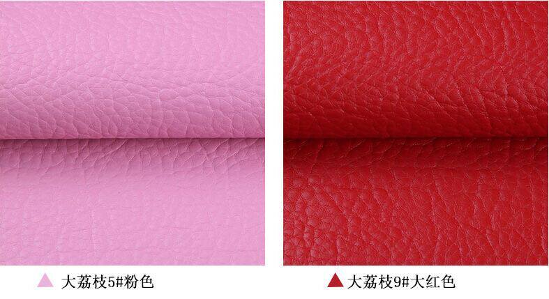 大荔枝纹PU皮革面料皮料仿皮软包装饰diy手工材料人造革沙发布料详情4