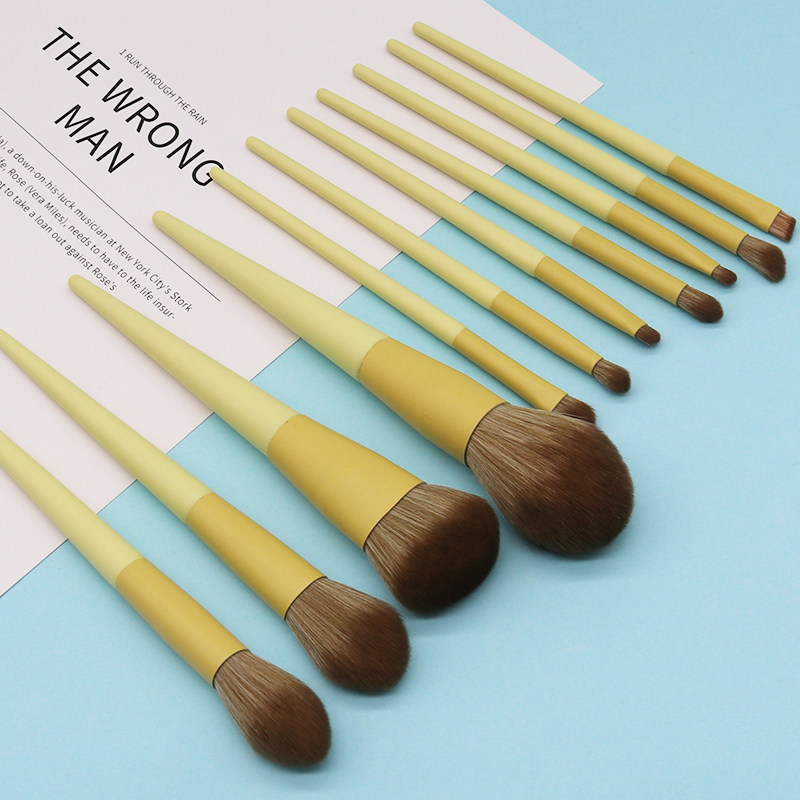 Makeup Brush Set Group Beginners Eye Shadow Brush Complete Color Makeup Tools Animal Hair Brush Loose Powder Brush Blush Brush Soft Hair