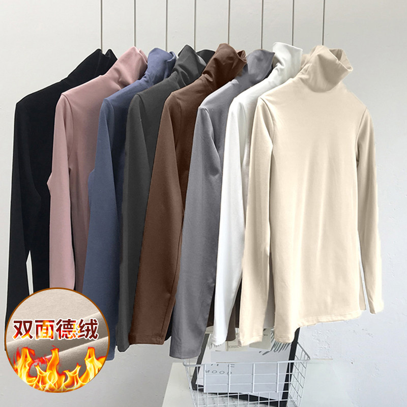 2022 new trend design sense niche spring, autumn and winter double-sided German velvet warm short style with foreign style tops inside