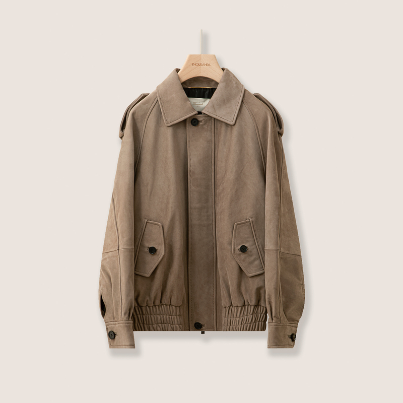 Three Thousand | Luxury Line, Same Source as Ysl and Similar to Turkish Nubuck Genuine Suede/Xiao Songjia Flight Jacket Bx517