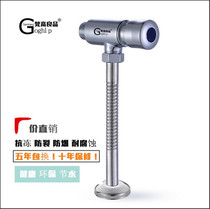 All copper urinal flush valve hand-pressed urinal delayed Flushing Valve public toilet open and concealed flush valve