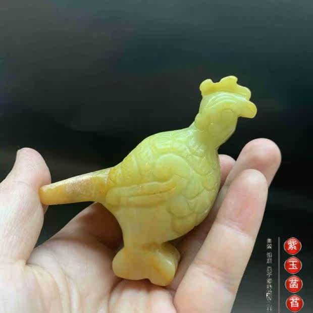 Украшения на руку 老玉古玩玉鸟凤鸟青鸟萌宠手把件小摆件清仓包邮018