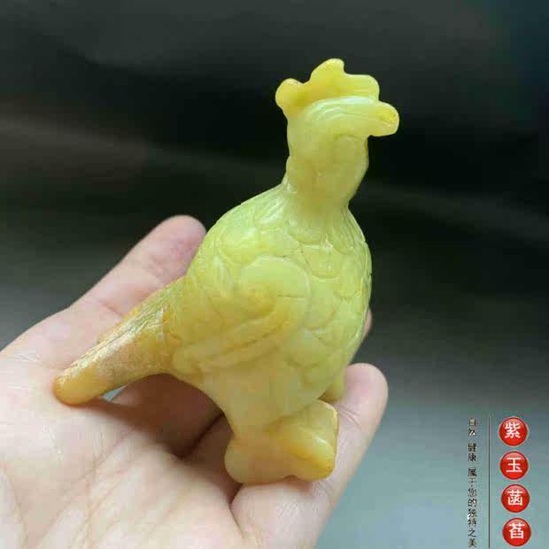Украшения на руку 老玉古玩玉鸟凤鸟青鸟萌宠手把件小摆件清仓包邮018