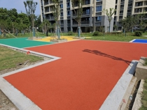 EPDM granular plastic track park plastic basketball court