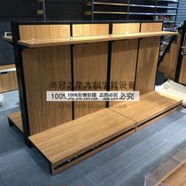 Factory direct supermarket grain and oil shelf display rack single-sided whole bag rice rack container COFCO rice Zhongdao