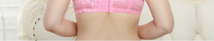 Áo lót nữ không có vòng thép Phần mỏng Khóa ba hàng thoáng khí tập trung cotton áo ngực trung niên mẹ cỡ lớn áo ngực không dây