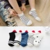 Mô hình mùa xuân và mùa thu, nam và nữ, gót dễ thương, Luokou, tình yêu ba chiều, vớ cotton, vớ trẻ em, vớ cotton vớ dày thu đông cho bé Vớ