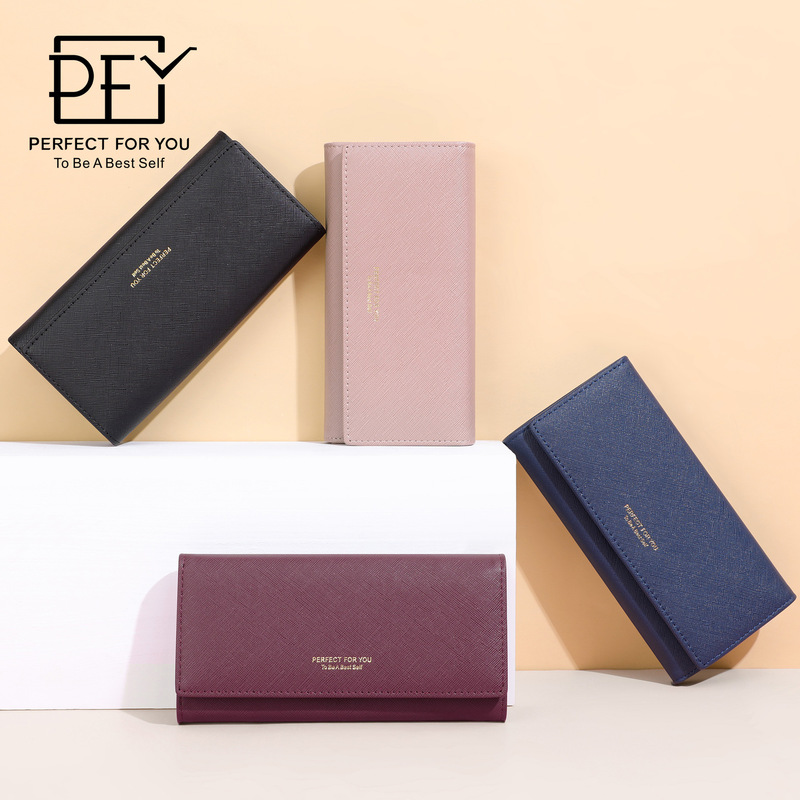 Long Women's Korean-Style Clutch Bag, Multifunctional Coin Purse, Card Holder, Wallet, High-End, Versatile, Simple and Stylish