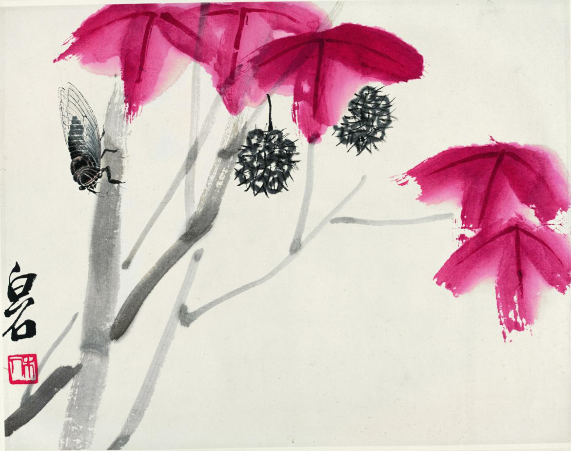 (antique painting and calligraphy) Qi Baishi's 