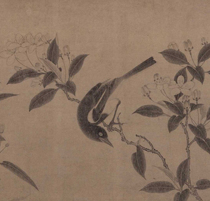 Southern Song Dynasty Anonymous Hundred Flowers Scroll Fine Arts Flowers and Birds Flower Chinese Painting Scroll Picture Material Giclee Reproduction