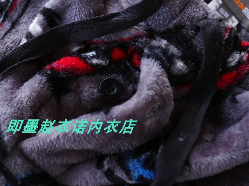 Chỉ có 180 người đàn ông Nhật Bản đồ lót pyjama quần nhà flannel cộng với nhung dày tăng cộng với mã phân bón quần kaki nam đẹp