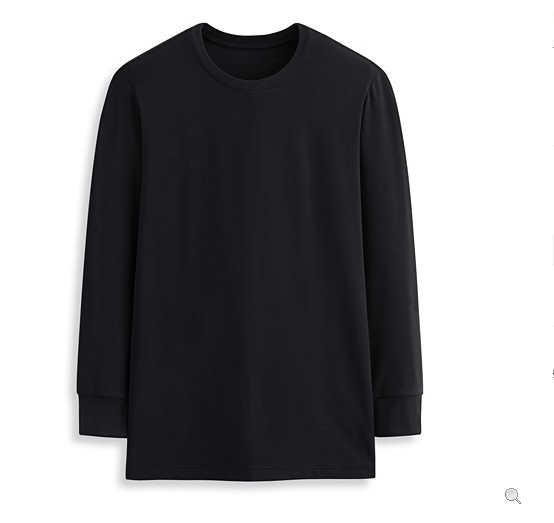 Đài Loan đơn nam tự sưởi ấm cộng với cổ áo cashmere mỏng cổ thấp quần áo mùa thu đơn mảnh ấm áp chặt chẽ tăng mã phân bón quần áo giữ nhiệt nam