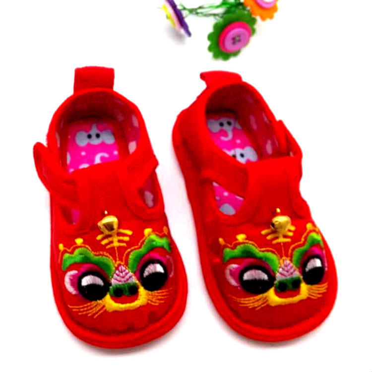 Traditional handmade baby thousand-layer bottom tiger shoes for men and women baby tiger shoes old Beijing cloth shoes non-slip toddler shoes
