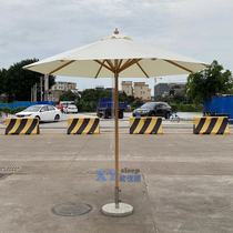 Outdoor umbrella custom garden beach courtyard pool in the column Roman sun umbrella waterproof sunscreen commercial canopy