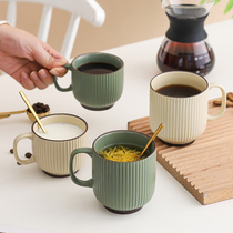 Mug drinking water Cup Nordic creative simple ceramic cup female office home coffee cup tea cup Cup