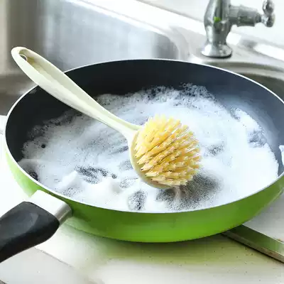 Kitchen decontamination long handle wash pot brush kitchen supplies dishwashing brush household wash sink stove cleaning brush