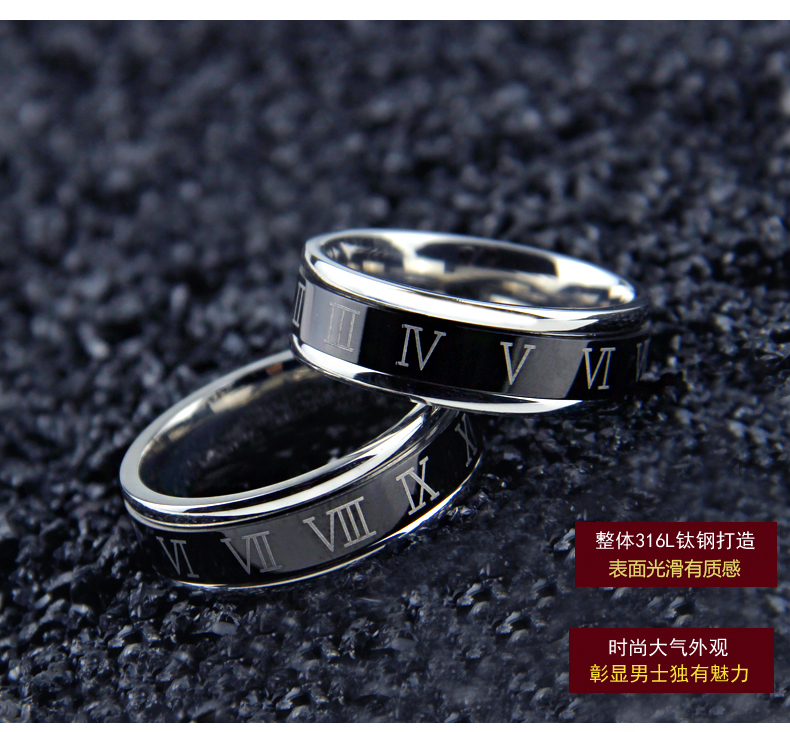 Bague homme en Acier au titane - Ref 3087630 Image 20