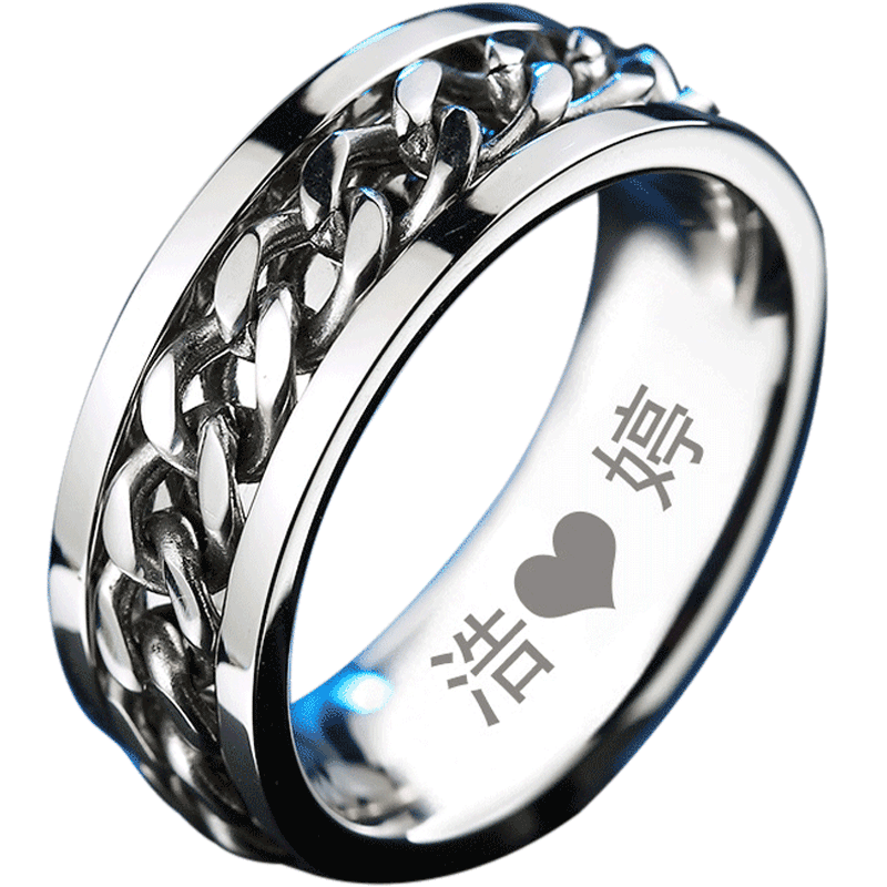 Bague homme en Acier au titane - Ref 3088220 Image 5