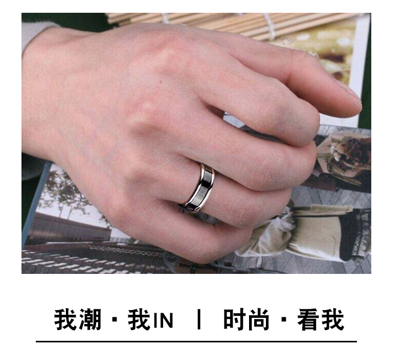 Bague homme en Acier au titane - Ref 3087630 Image 13