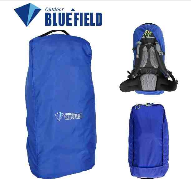 Blue field Outdoor mountaineering backpack cover Large fully enclosed shipping rain cover Shipping bag dust cover