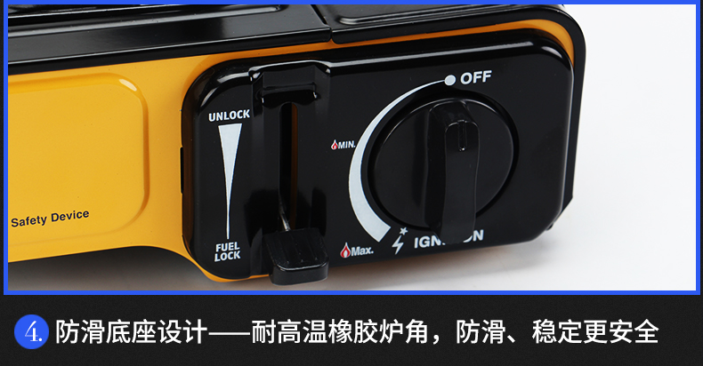 Bếp thẻ tươi di động bếp gas ngoài trời bếp gas nhà khách sạn thịt nướng bếp - Bếp lò / bộ đồ ăn / đồ nướng dã ngoại bếp nướng du lịch dã ngoại