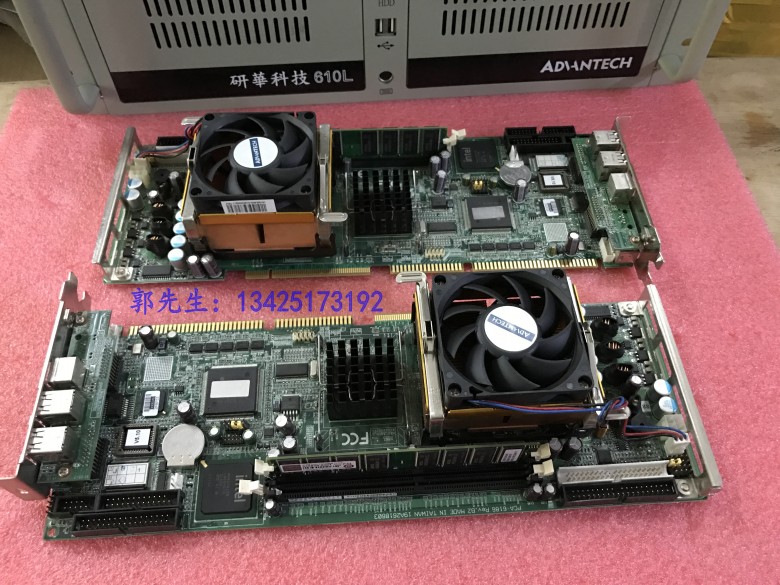 Research and development PCA-6186VE PCA-6186 Rev :B2 Double-layer damper with CPU memory