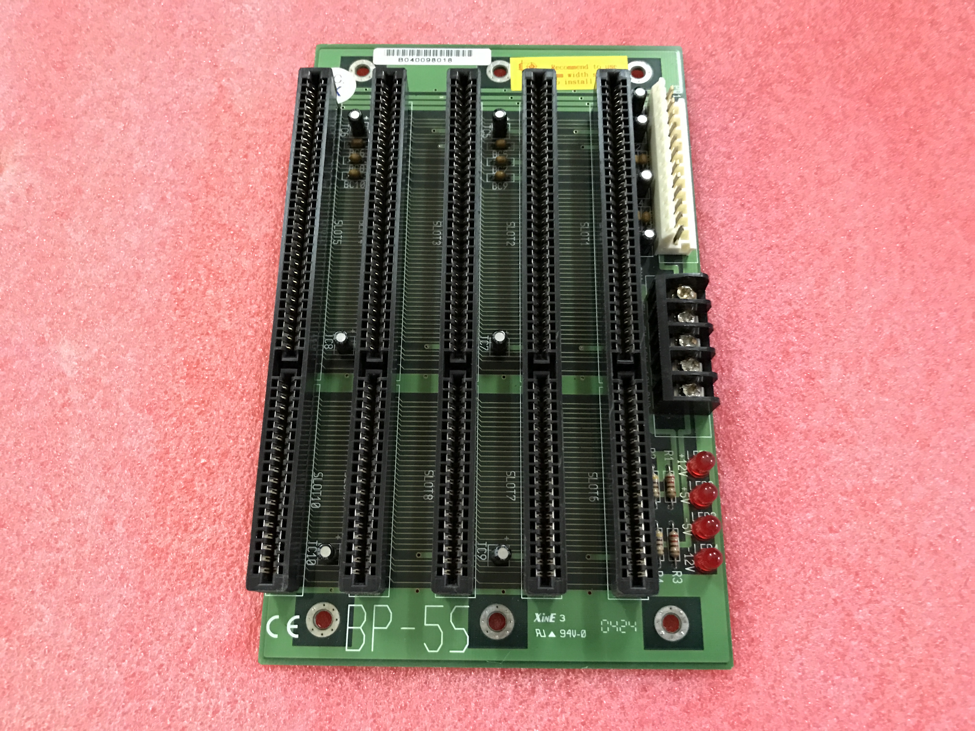 IEI Weida Electric BP-5S 5 ISA Industrial Computer Backplanes to Color New