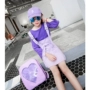 Rain Star Rain [22701QTO] 2018 Girls Thu mới Dây đeo mới Váy dài tay Set Bộ hai mảnh Hàn Quốc quan ao tre em mua he
