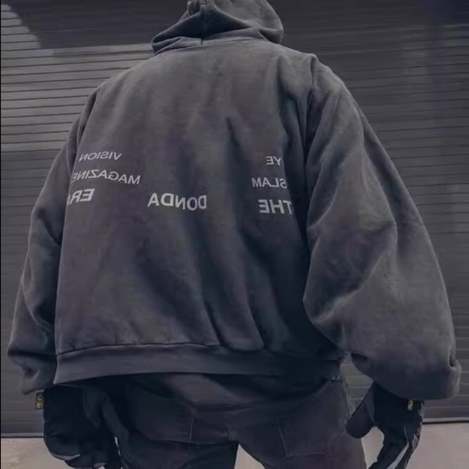 Correct Version of Kanye West's Reflective Hoodie, Loose High-Street American Style Trendy Hip-Hop Sweatshirt for Men and Women Correct Version of Kanye West's Reflective Hoodie, Loose High-Street American Style Trendy Hip-Hop Sweatshirt for Men and Women